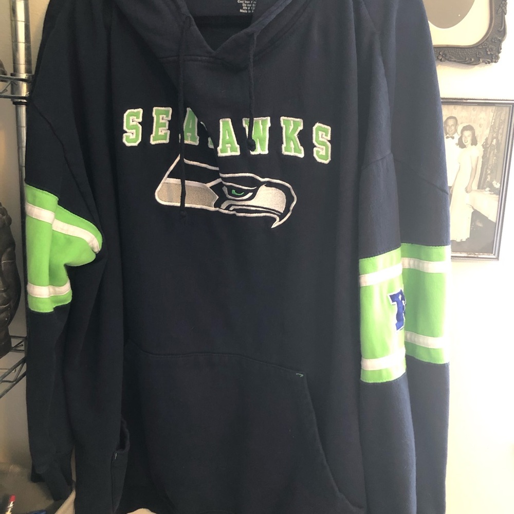 Seattle Seahawks heavy hooded sweatshirt - official NFL